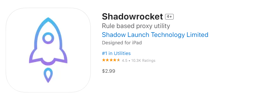 Shadowrocket小火箭